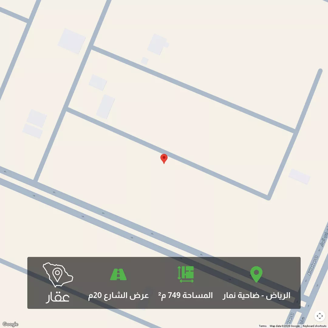 أرض للبيع في حي ضاحية نمار, مدينة الرياض, منطقة الرياض 1 صورة