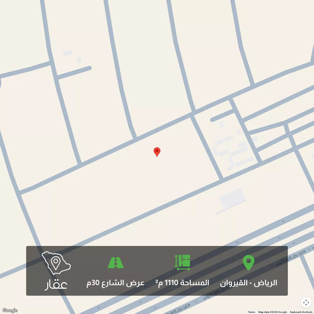 أرض للبيع في شارع أحمد بن سعد الأريحي, حي القيروان, مدينة الرياض, منطقة الرياض 1 صورة