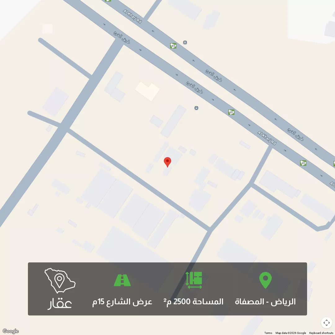 أرض للبيع في شارع الغارية, حي المصفاة, مدينة الرياض, منطقة الرياض 1 صورة