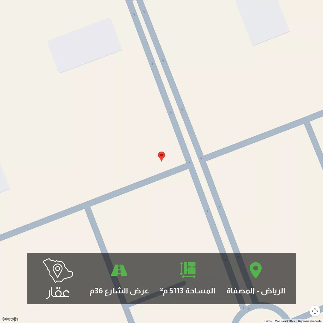 أرض للبيع في حي المصفاة, مدينة الرياض, منطقة الرياض 1 صورة