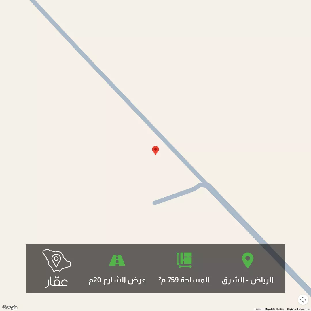 أرض للبيع في حي الشرق ، الرياض ، منطقة الرياض 1 صورة