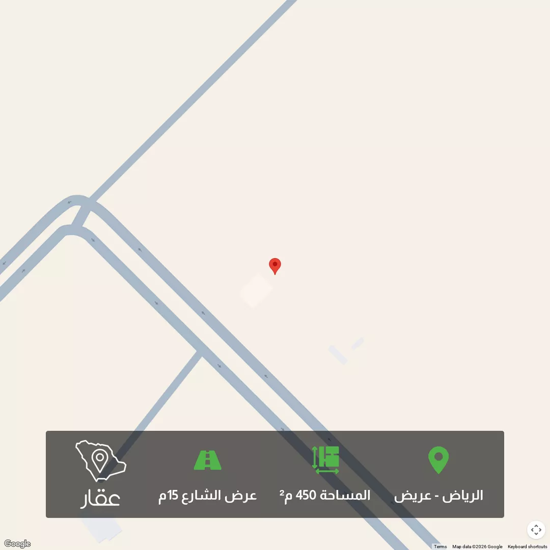 أرض للبيع في حي عريض, مدينة الرياض, منطقة الرياض 1 صورة