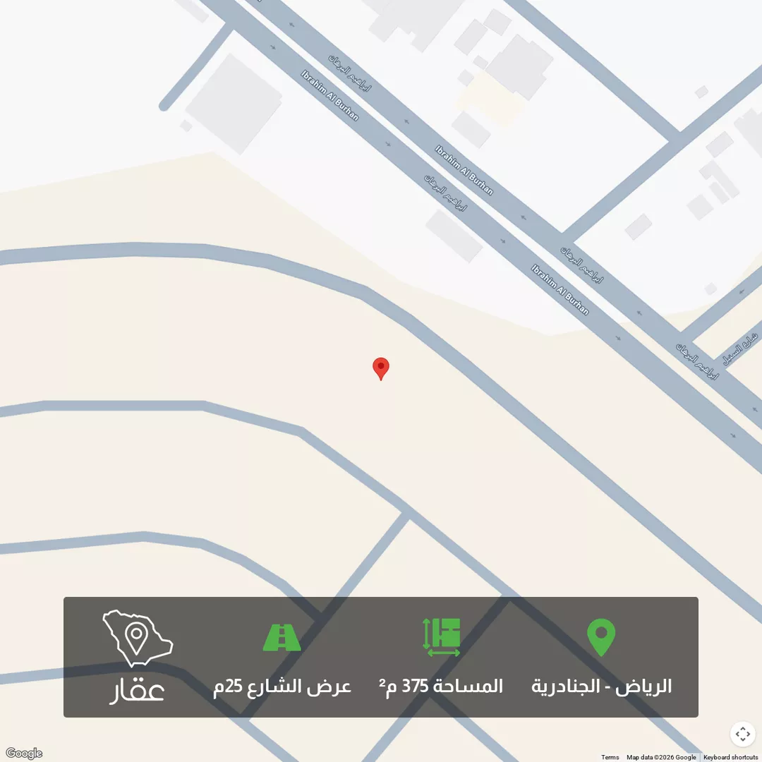 أرض للبيع في شارع الرجب, حي الجنادرية, مدينة الرياض, منطقة الرياض 1 صورة