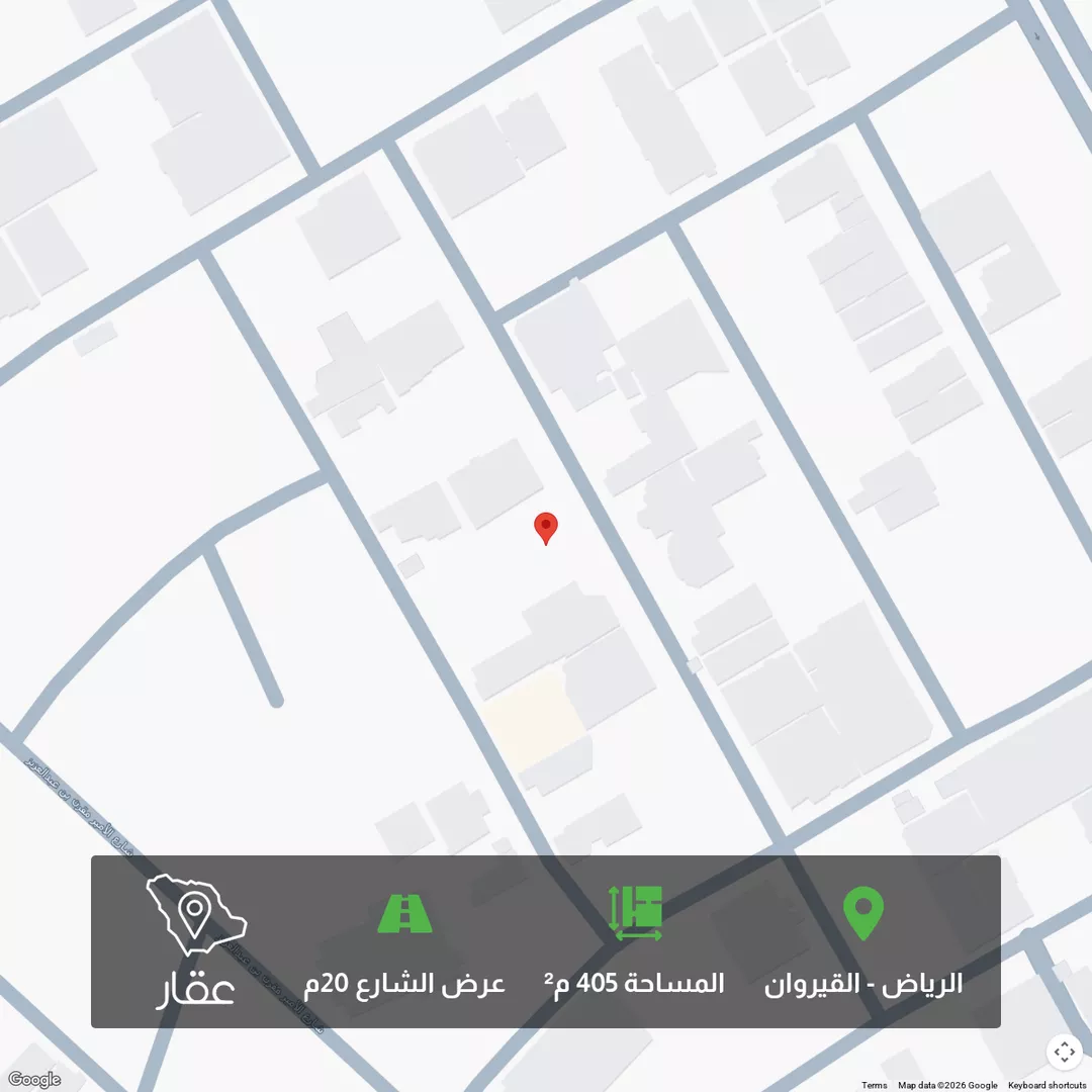 أرض للبيع في شارع عقرباء 158, حي عقرباء, مدينة امارة منطقة الرياض - الجبيله, منطقة الرياض 1 صورة