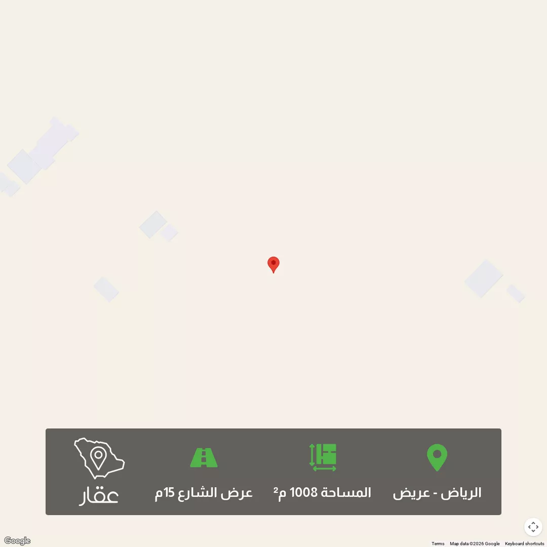 أرض للبيع في شارع جيل حضن, حي عريض, مدينة الرياض, منطقة الرياض 1 صورة