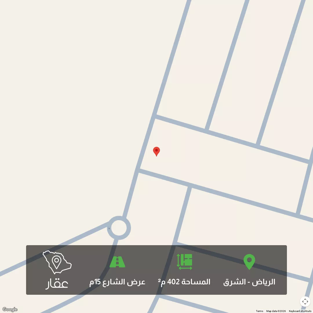 أرض للبيع في شارع إبراهيم الهروي, حي المرجان, مدينة الرياض, منطقة الرياض 1 صورة