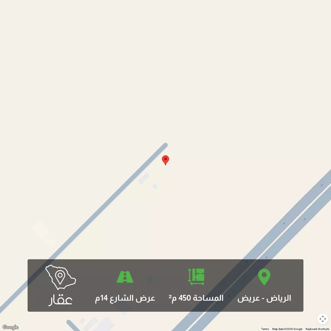 أرض للبيع في شارع الشباحة, حي عريض, مدينة الرياض, منطقة الرياض 1 صورة