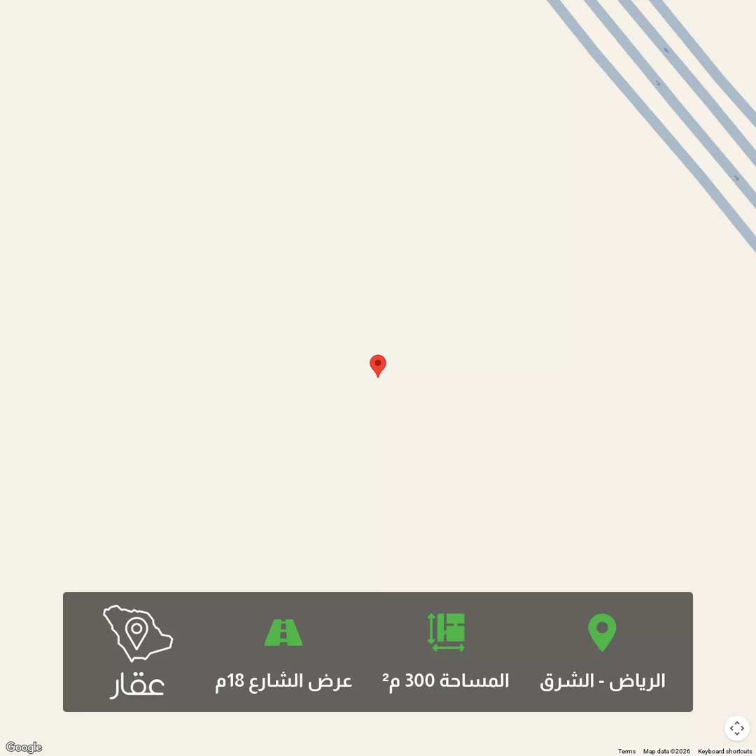 أرض للبيع في شارع السحاب, حي السحاب, مدينة الرياض, منطقة الرياض 1 صورة