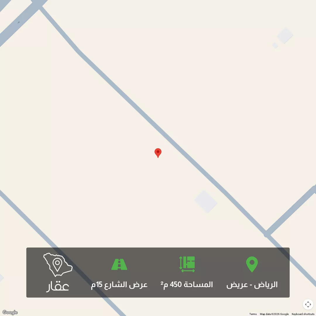 أرض للبيع في حي عريض, مدينة الرياض, منطقة الرياض 1 صورة