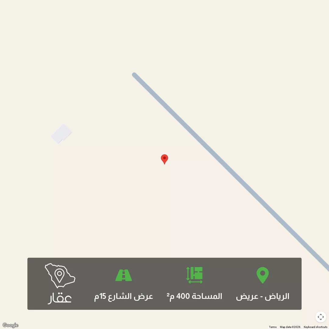 أرض للبيع في حي عريض, مدينة الرياض, منطقة الرياض 1 صورة