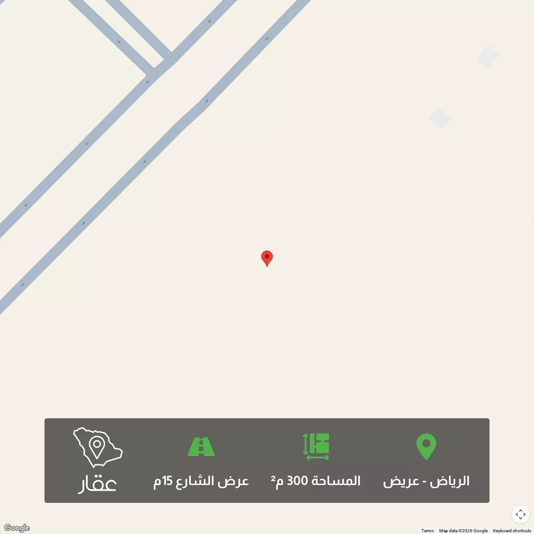 أرض للبيع في حي عريض, مدينة الرياض, منطقة الرياض 1 صورة