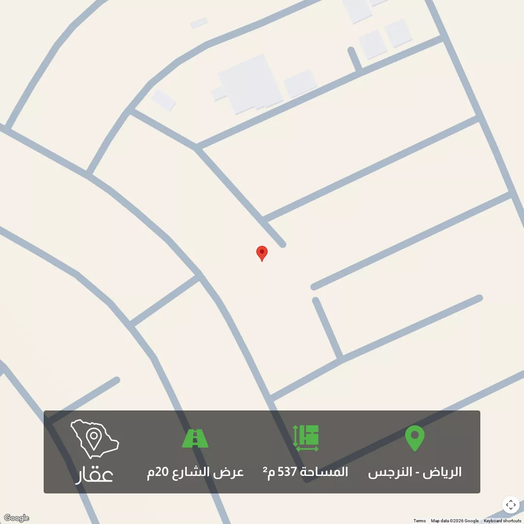 أرض للبيع في شارع عيسى القيسي, حي النرجس, مدينة الرياض, منطقة الرياض 1 صورة