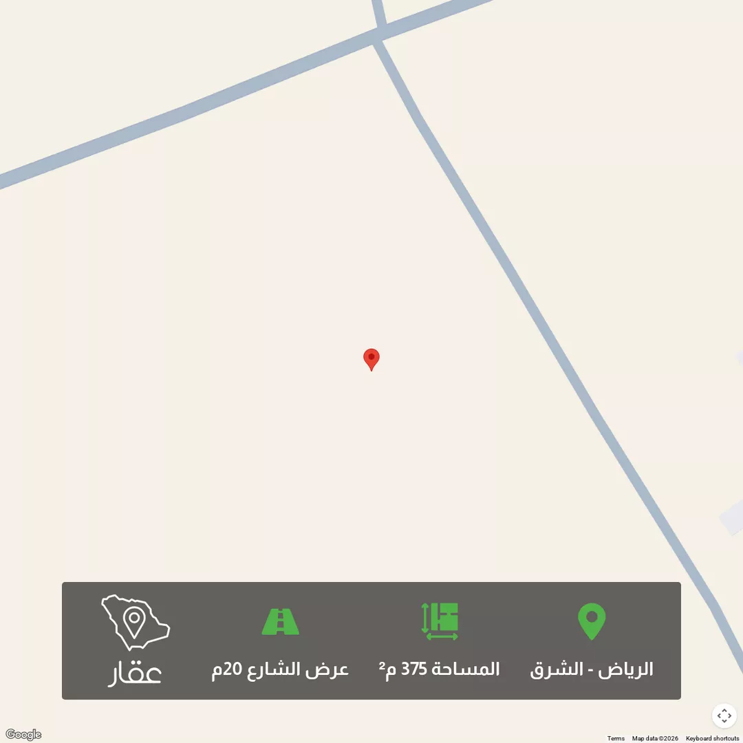 أرض للبيع في حي الشرق ، الرياض ، منطقة الرياض 1 صورة