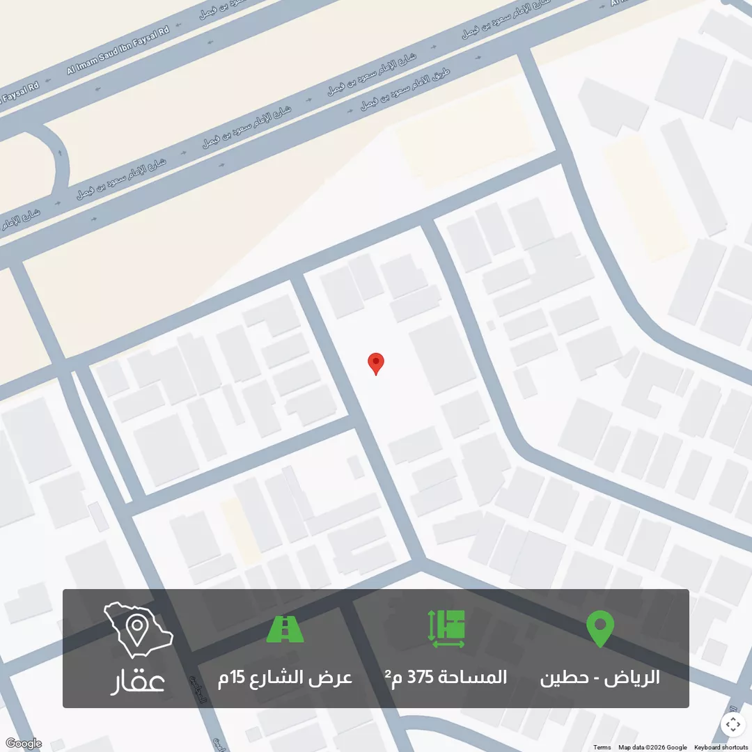 أرض للبيع في شارع الأحياء, حي حطين, مدينة الرياض, منطقة الرياض 1 صورة