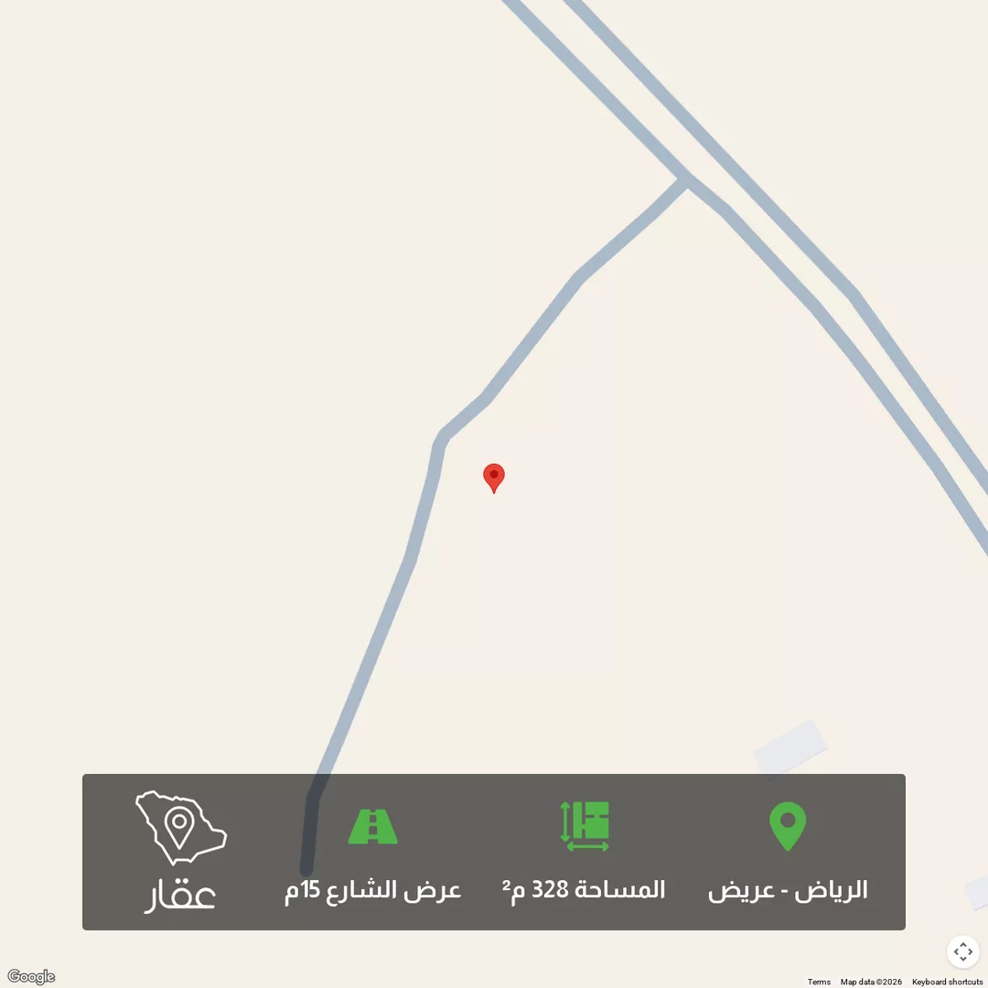 أرض للبيع في حي عريض, مدينة الرياض, منطقة الرياض 1 صورة