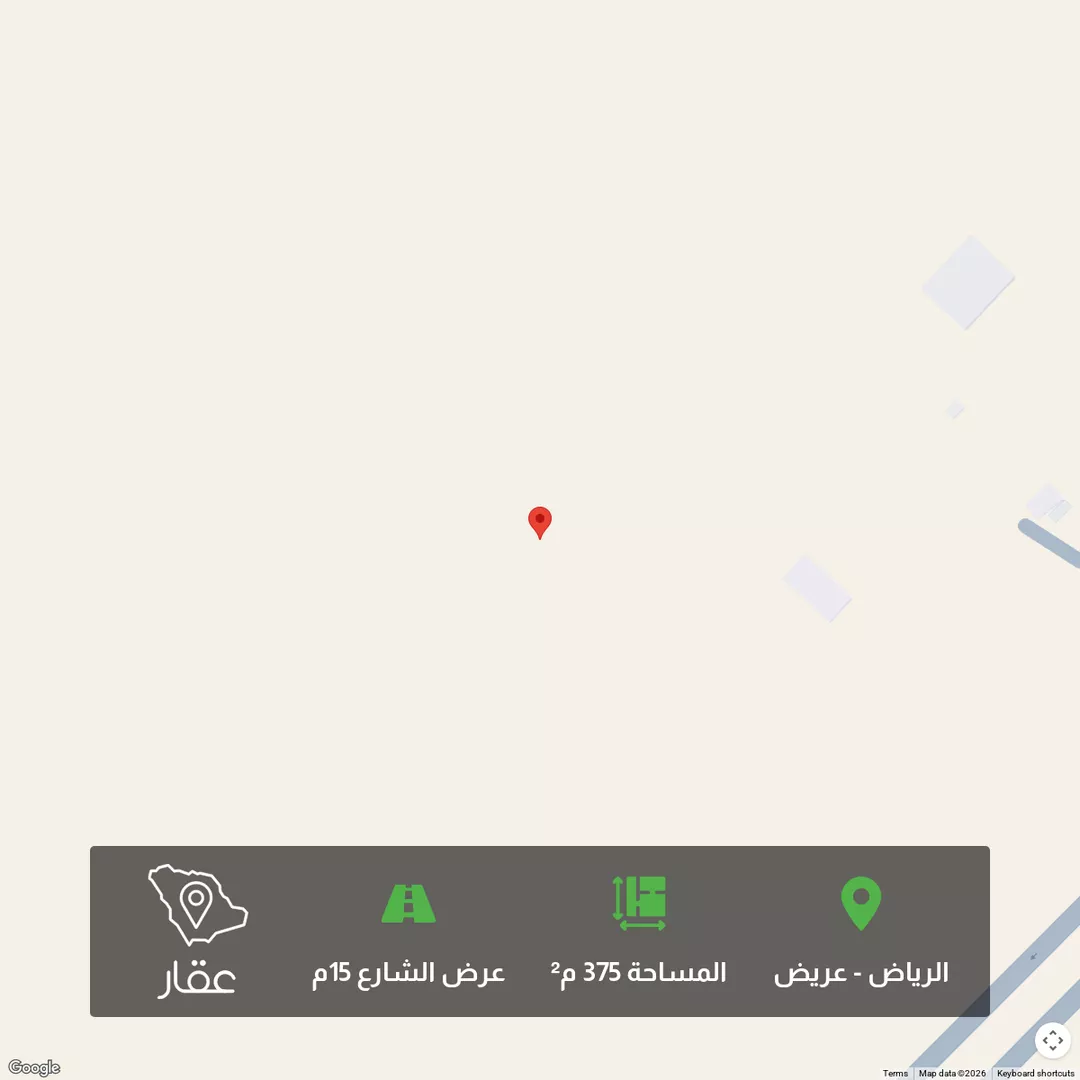 أرض للبيع في شارع عريض, حي عريض, مدينة الرياض, منطقة الرياض 1 صورة