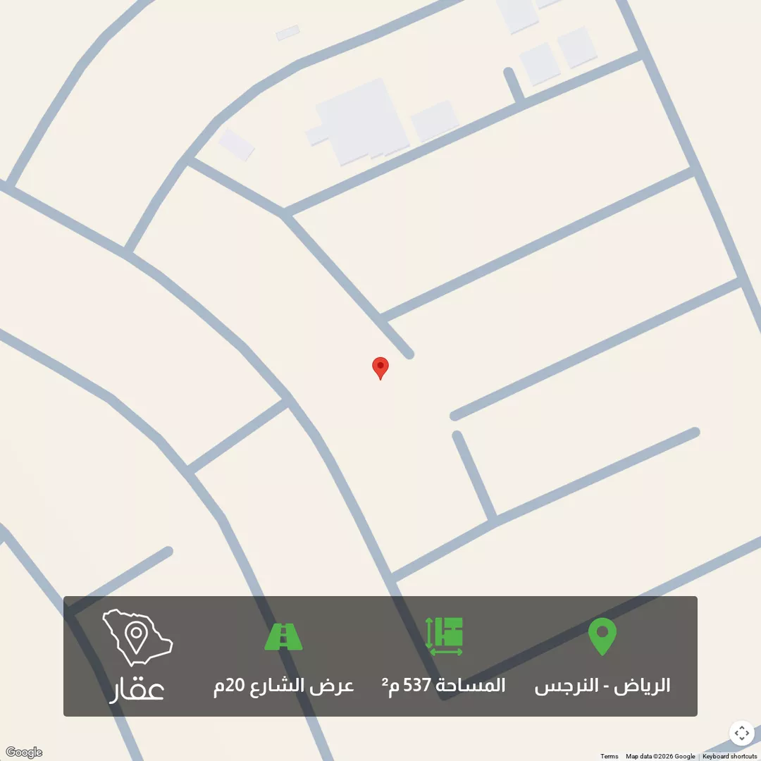 أرض للبيع في شارع عيسى القيسي, حي النرجس, مدينة الرياض, منطقة الرياض 1 صورة