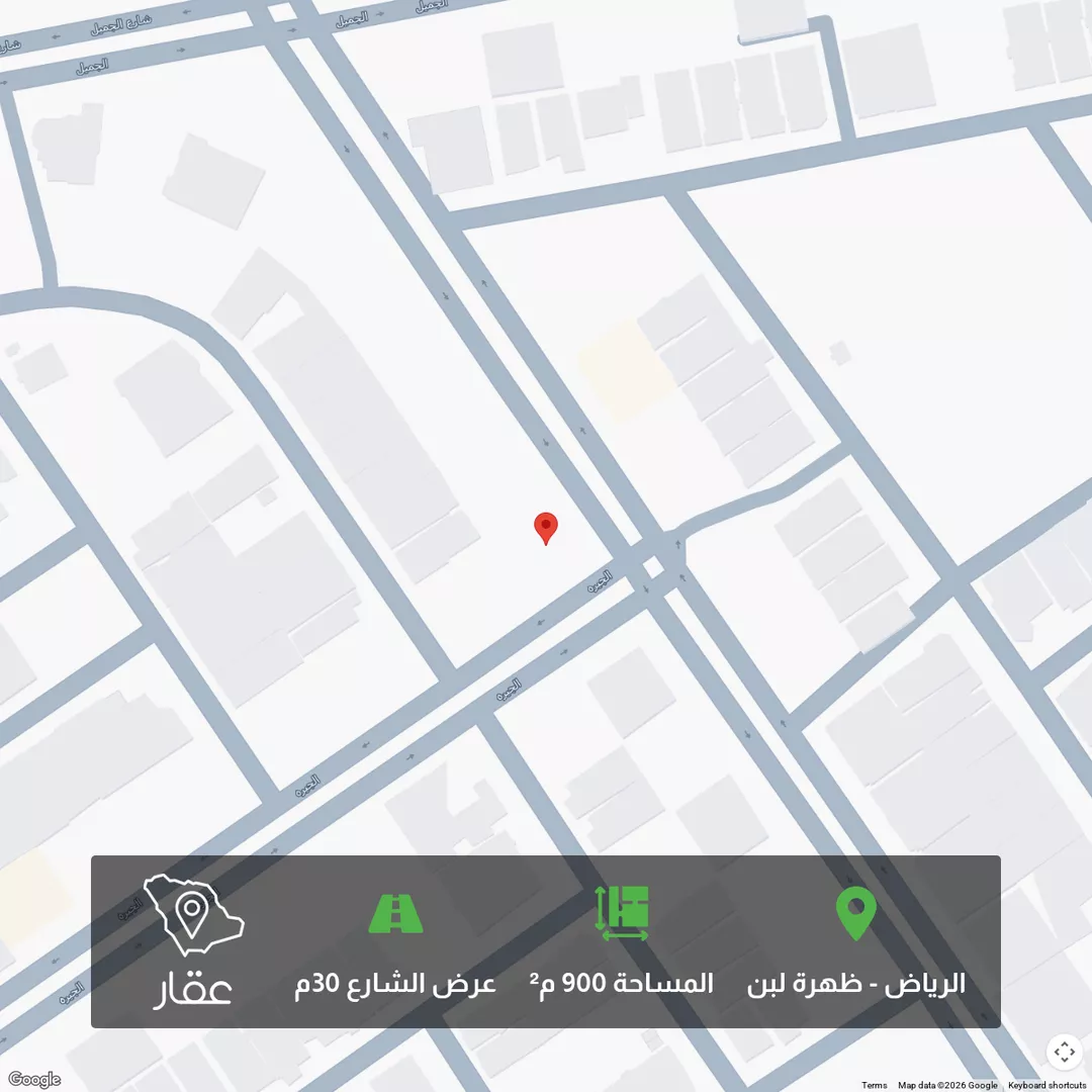 أرض للبيع في شارع الجنادريه, حي ظهرة لبن, مدينة الرياض, منطقة الرياض 1 صورة