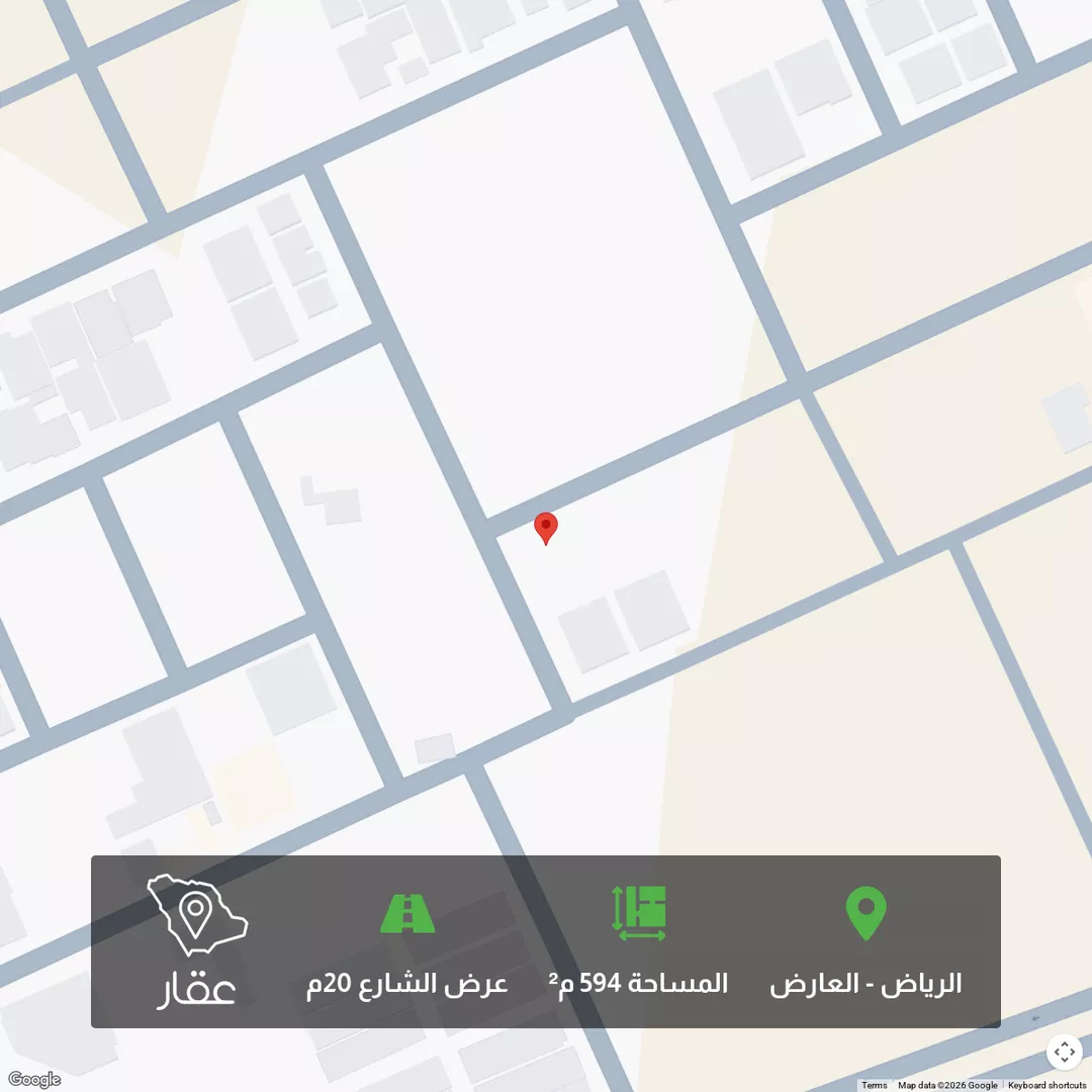 أرض للبيع في شارع أحمد الأنسري, حي العارض, مدينة الرياض, منطقة الرياض 1 صورة