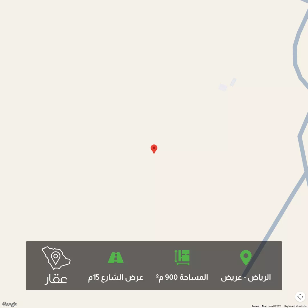 أرض للبيع في حي عريض, مدينة الرياض, منطقة الرياض 1 صورة