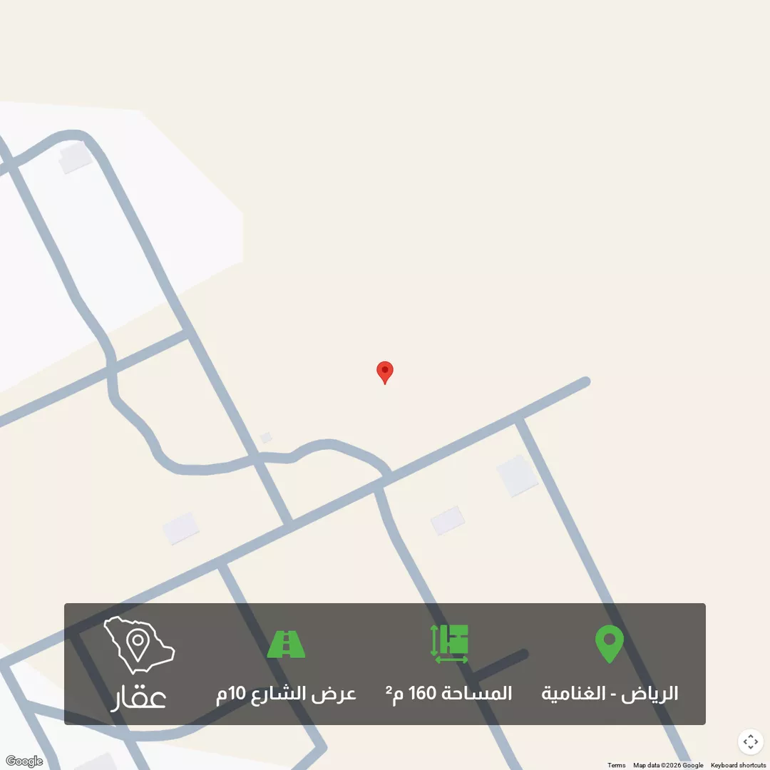 أرض للبيع في شارع المزروعيه, حي الغنامية, مدينة الرياض, منطقة الرياض 1 صورة