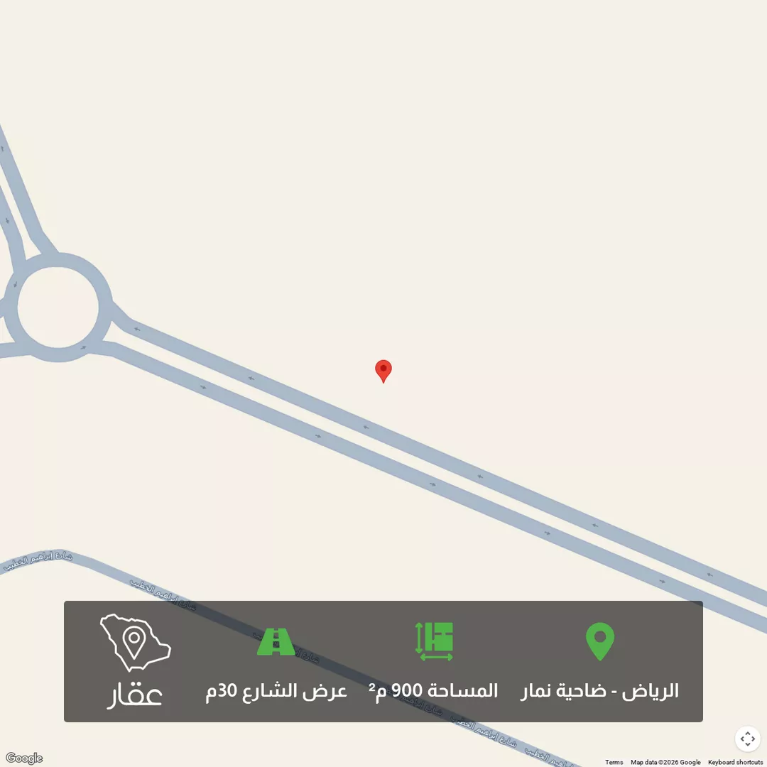 أرض للبيع في شارع وادي السادة, حي ضاحية نمار, مدينة الرياض, منطقة الرياض 1 صورة