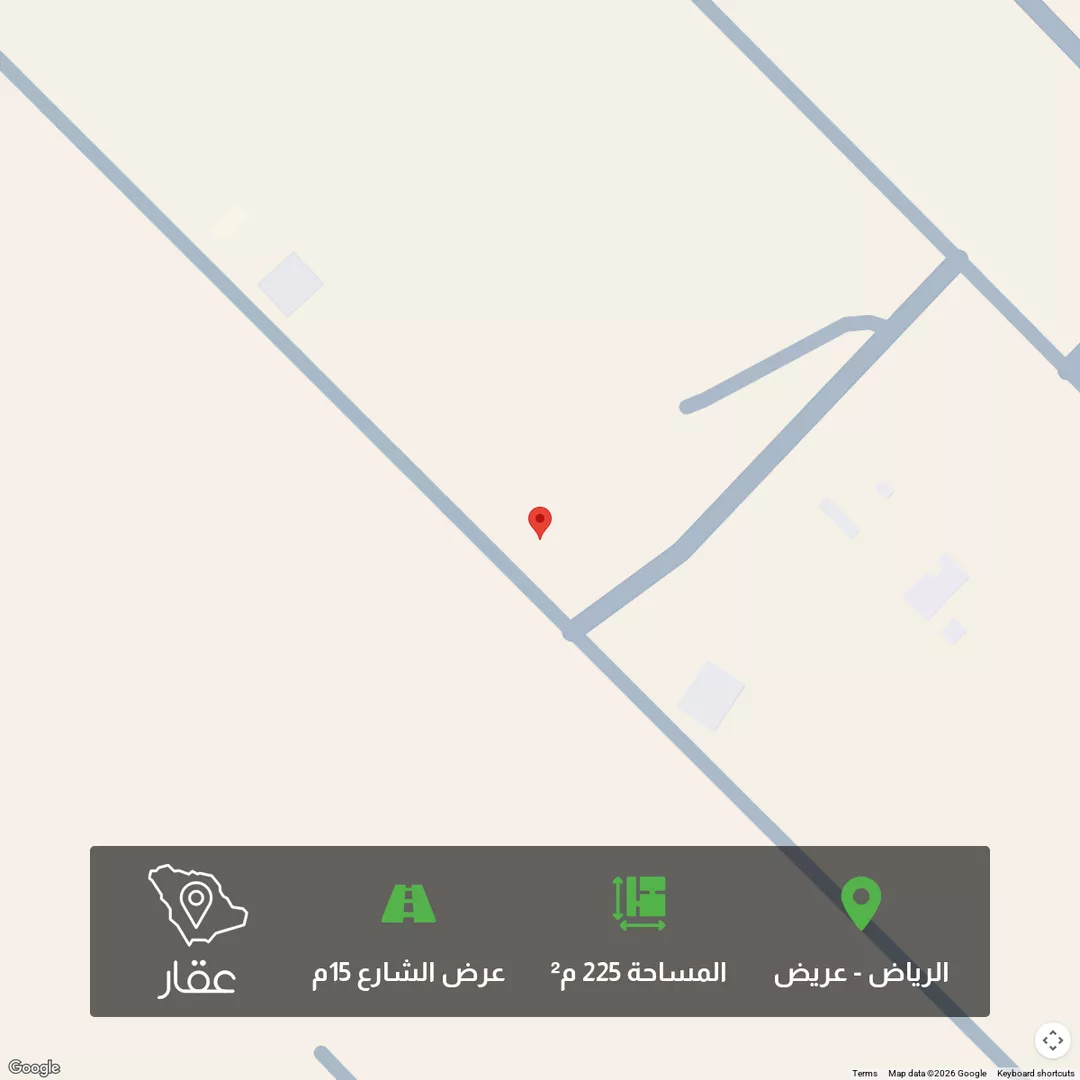 أرض للبيع في حي عريض, مدينة الرياض, منطقة الرياض 1 صورة