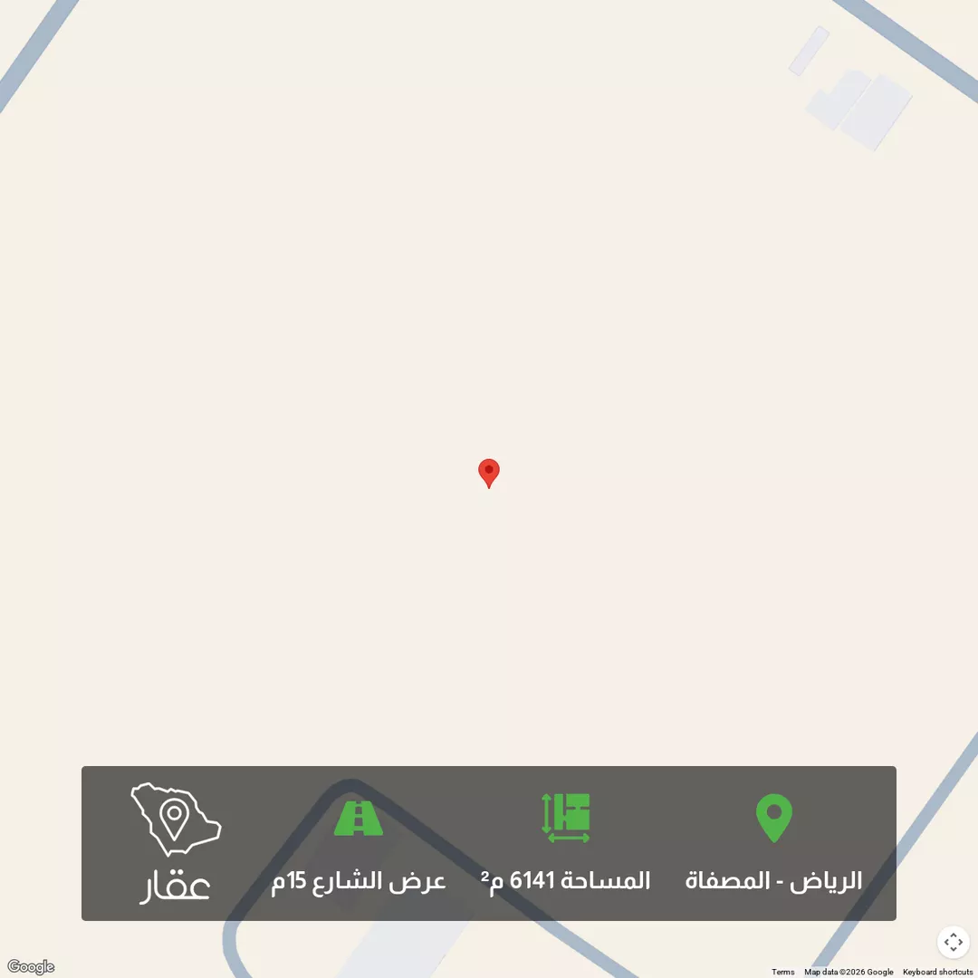 أرض للبيع في حي المصفاة, مدينة الرياض, منطقة الرياض 1 صورة