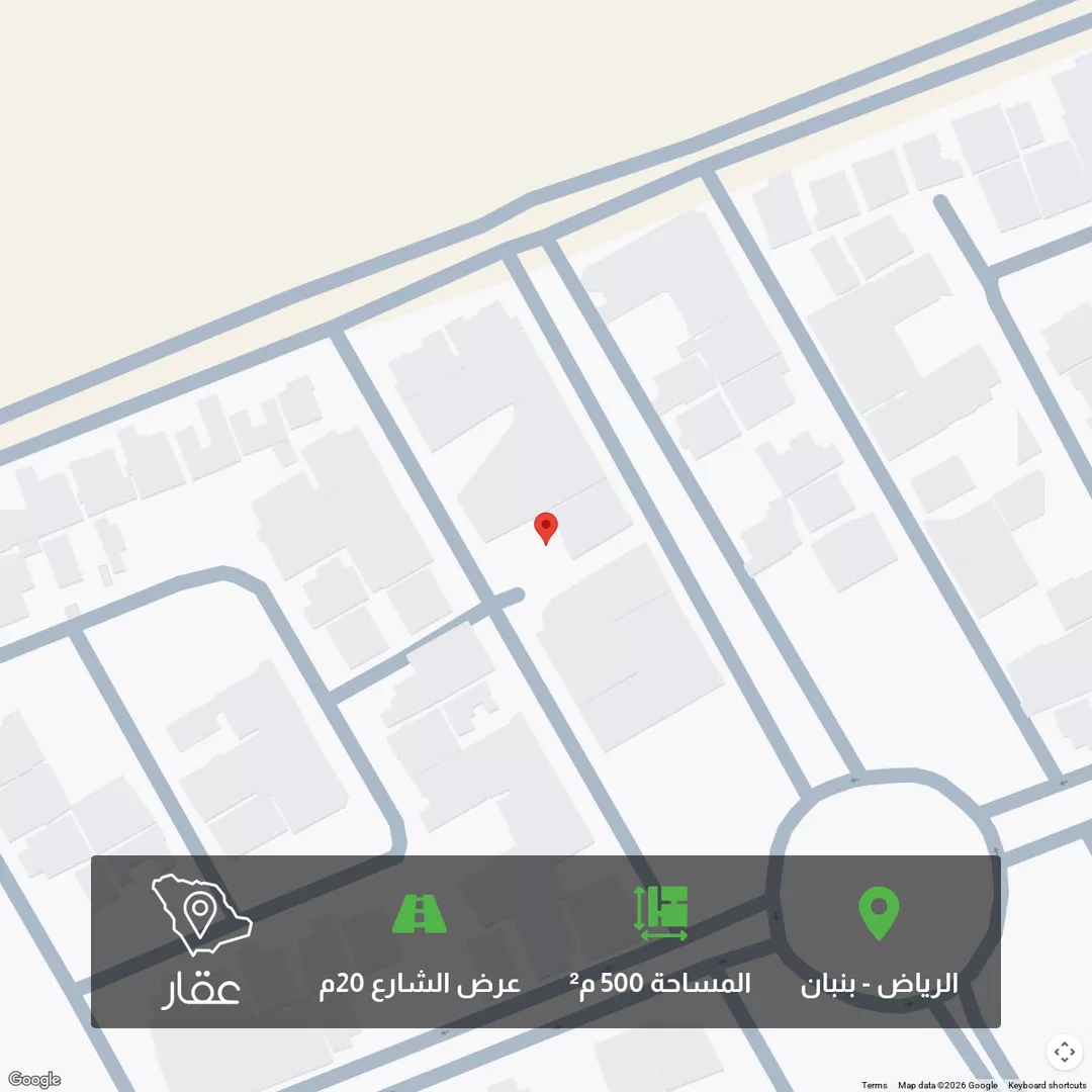 أرض للبيع في حي عقرباء, مدينة الجبيلة, منطقة الرياض 1 صورة