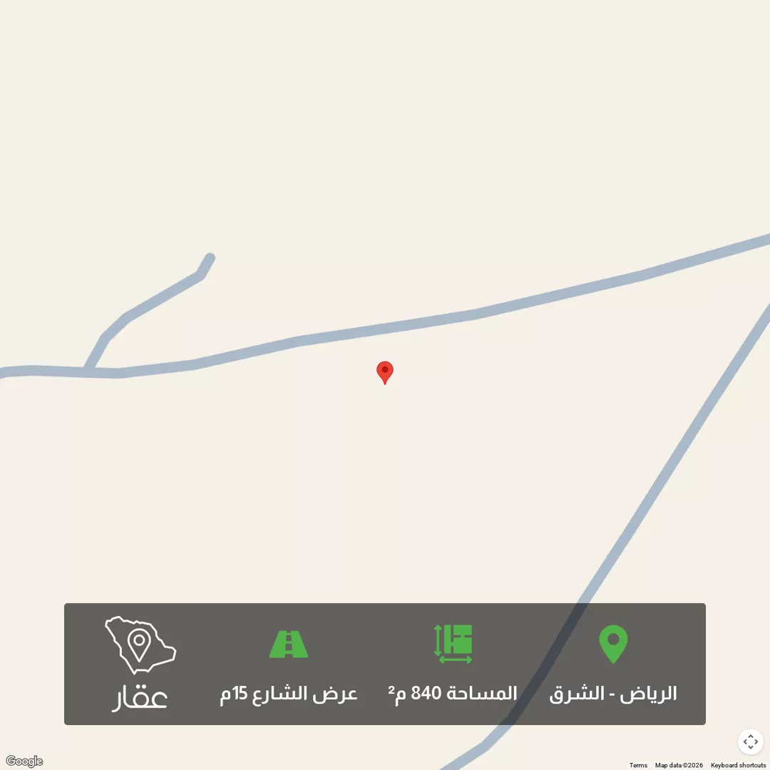 أرض للبيع في شارع طريق الدمام , حي الفرسان, مدينة الرياض, منطقة الرياض 1 صورة