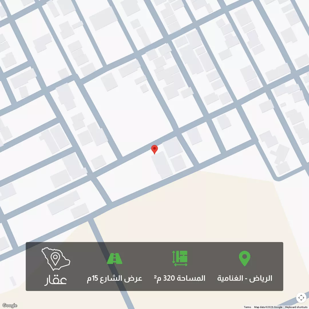 أرض للبيع في حي ، شارع البذل ، حي الغنامية ، الرياض ، منطقة الرياض 1 صورة