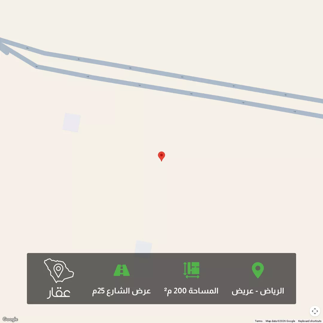 أرض للبيع في حي عريض, مدينة الرياض, منطقة الرياض 1 صورة