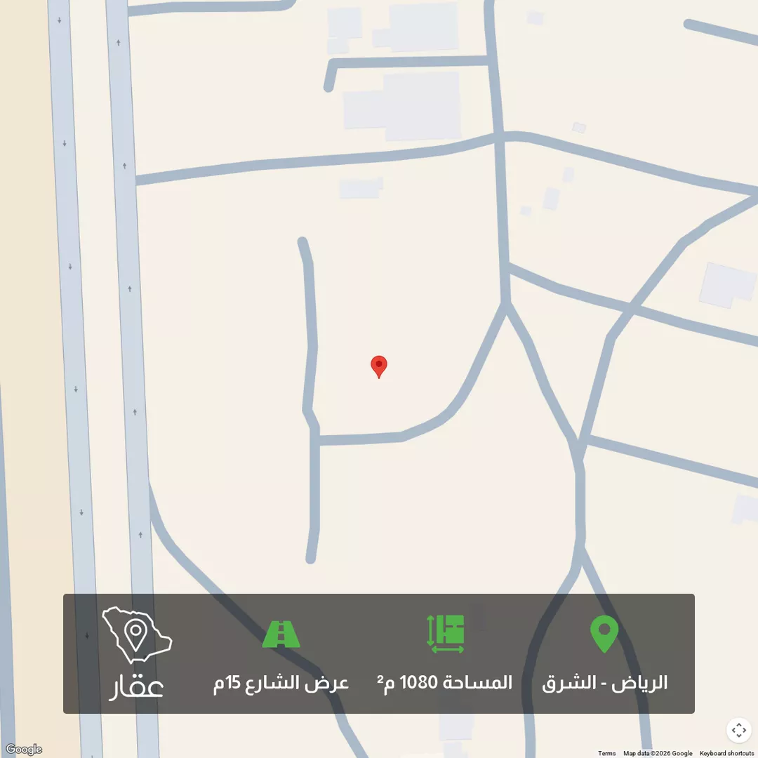 أرض للبيع في شارع الشارع, حي المشرق, مدينة الرياض, منطقة الرياض 1 صورة