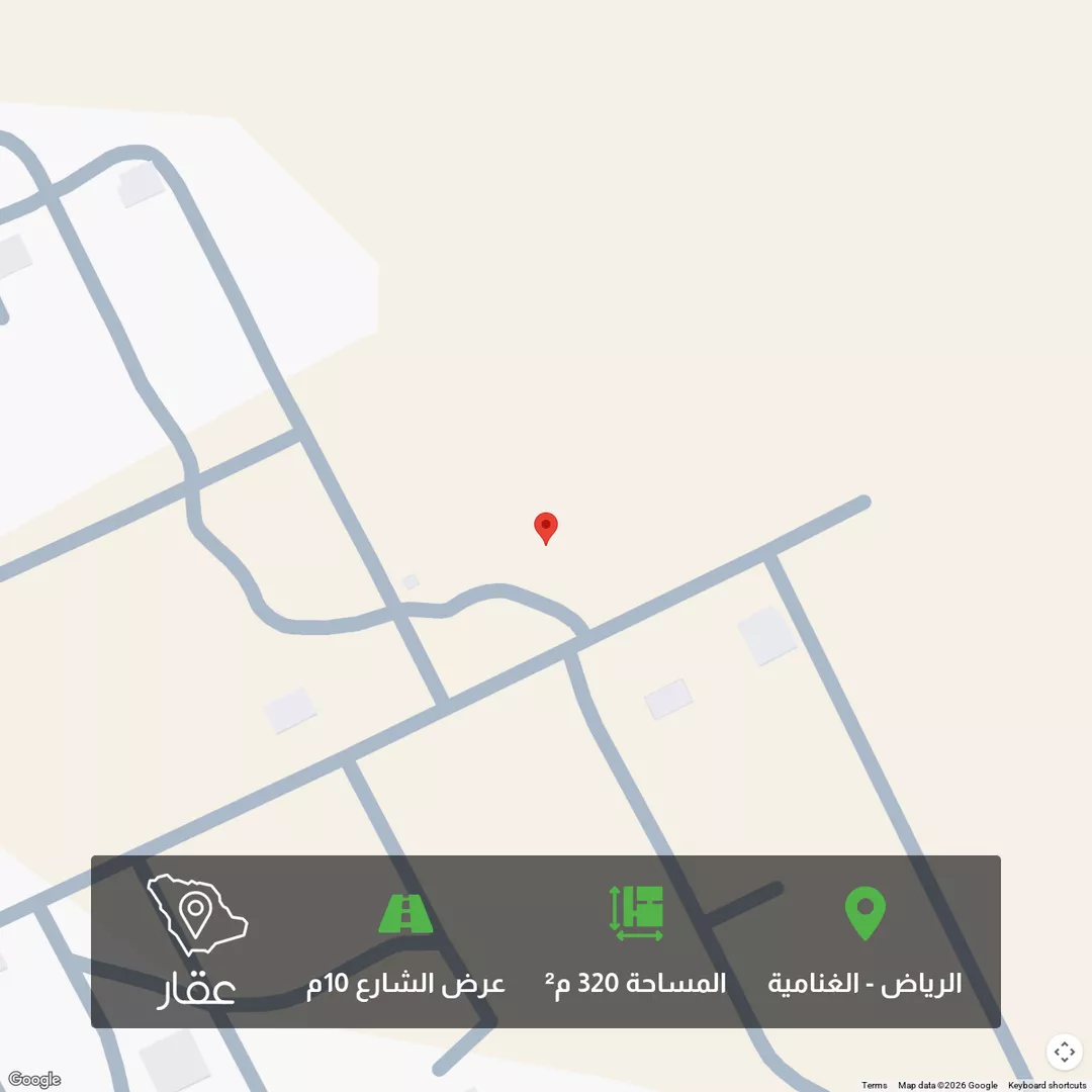 أرض للبيع في شارع الثوبيه, حي الغنامية, مدينة الرياض, منطقة الرياض 1 صورة