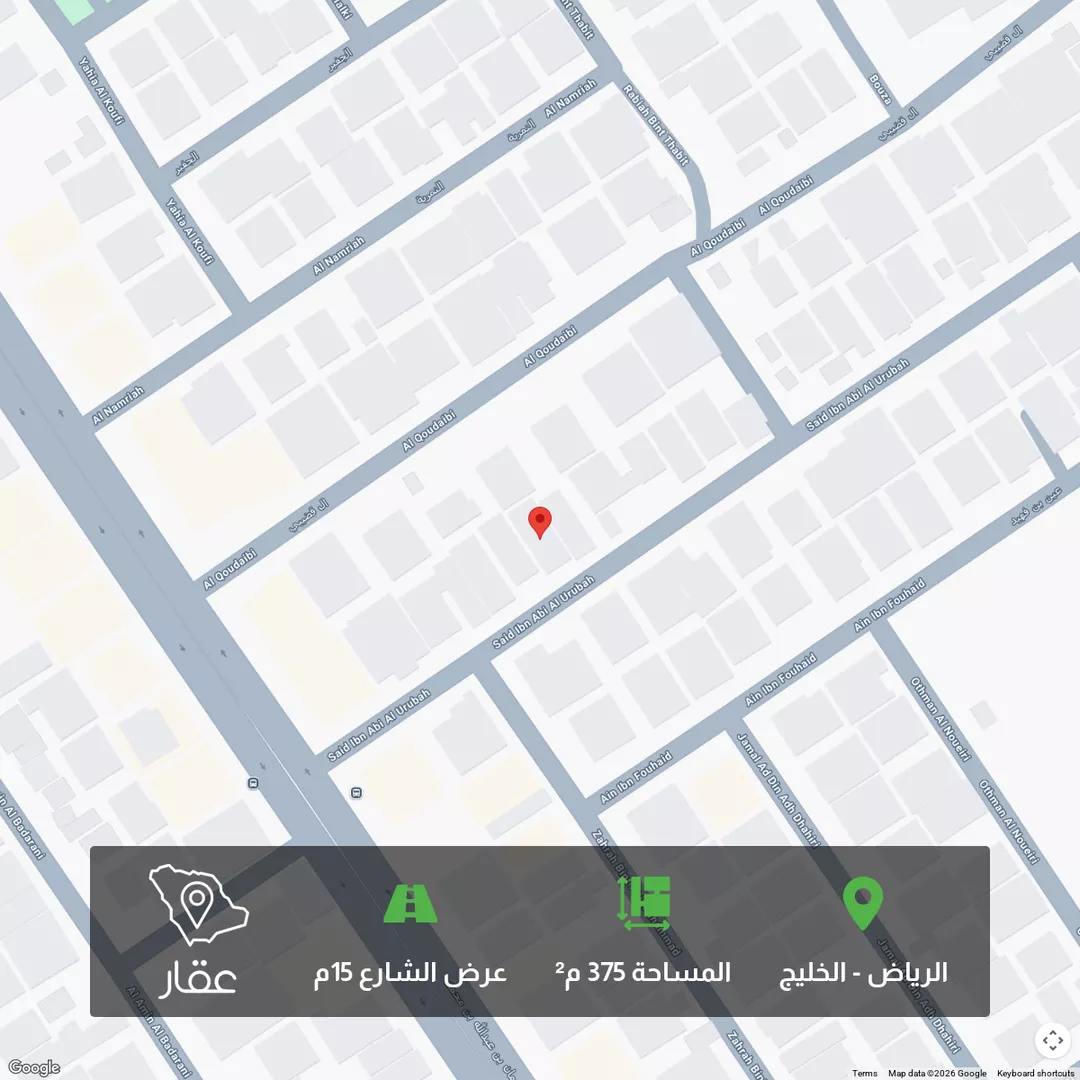 أرض للبيع في شارع سعيد بن أبي العروبة, حي الخليج, مدينة الرياض, منطقة الرياض 1 صورة