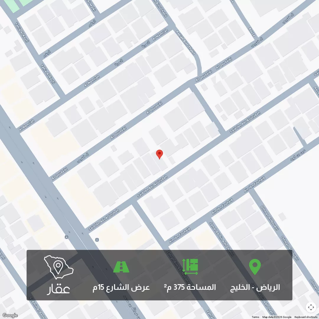 أرض للبيع في شارع سعيد بن أبي العروبة, حي الخليج, مدينة الرياض, منطقة الرياض 1 صورة