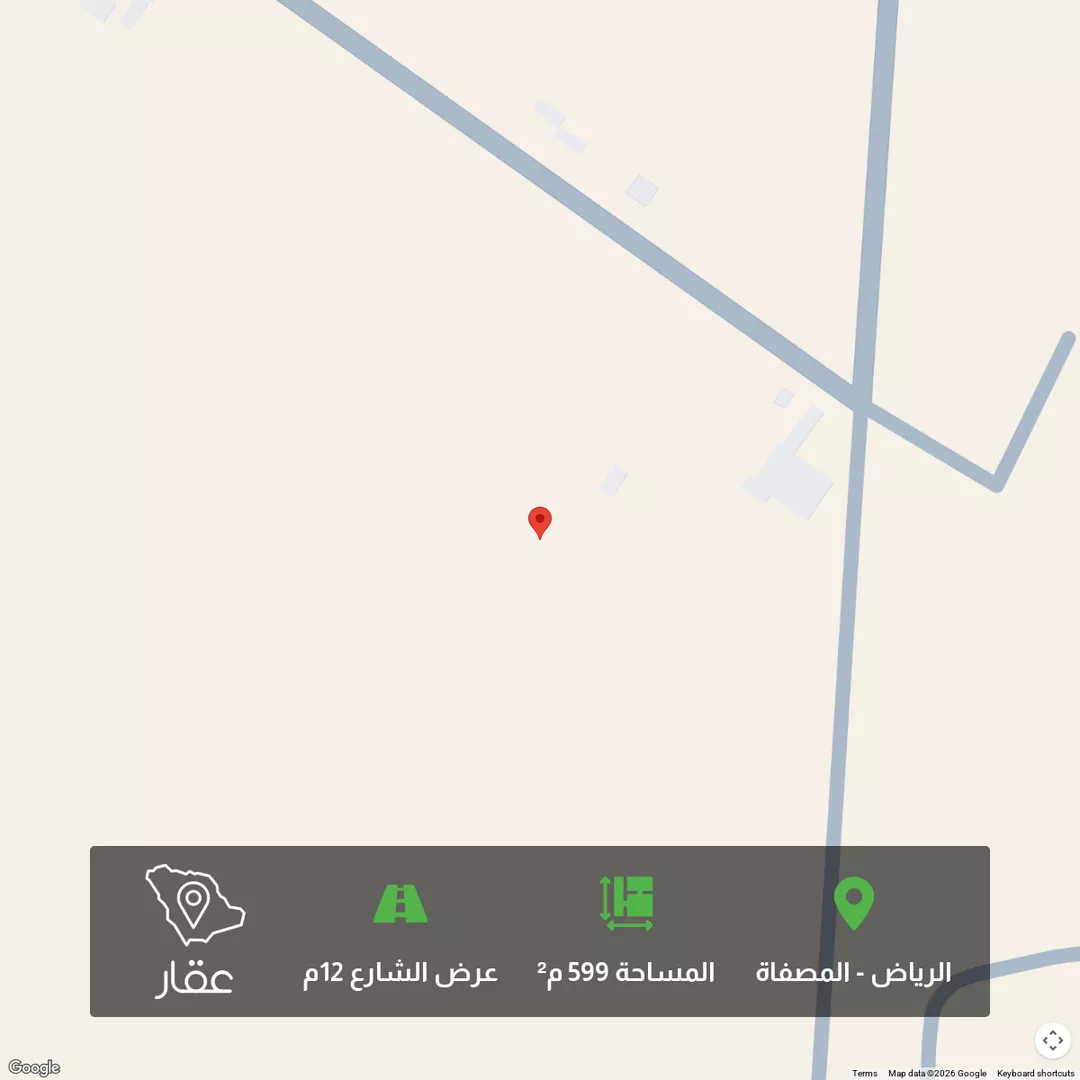 أرض للبيع في شارع ابراهيم بن احمد الزعبلي, حي المصفاة, مدينة الرياض, منطقة الرياض 1 صورة