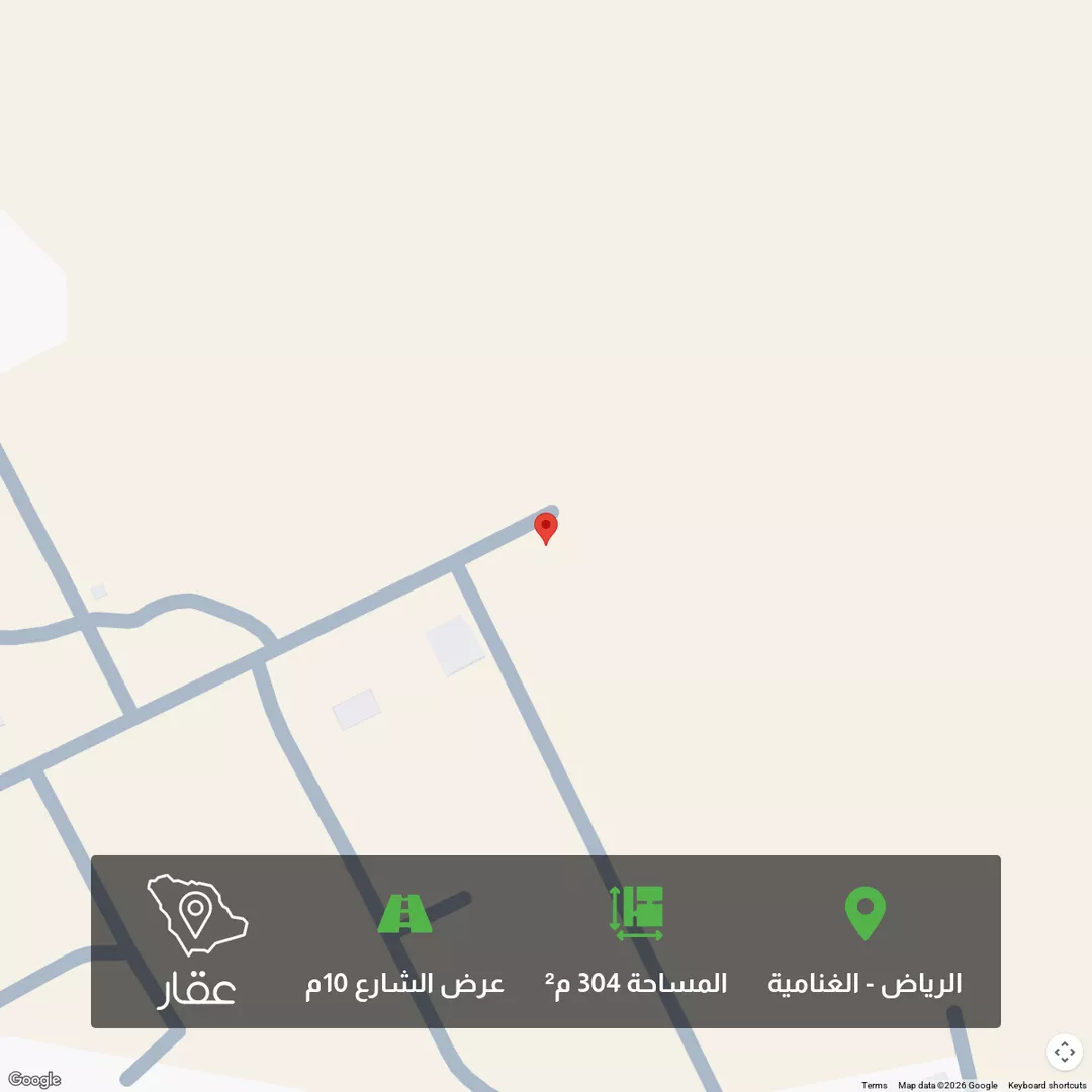 أرض للبيع في شارع البذل, حي الغنامية, مدينة الرياض, منطقة الرياض 1 صورة