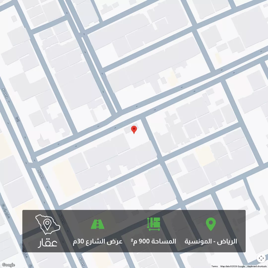 أرض للبيع في شارع الزهرة, حي المونسية, مدينة الرياض, منطقة الرياض 1 صورة