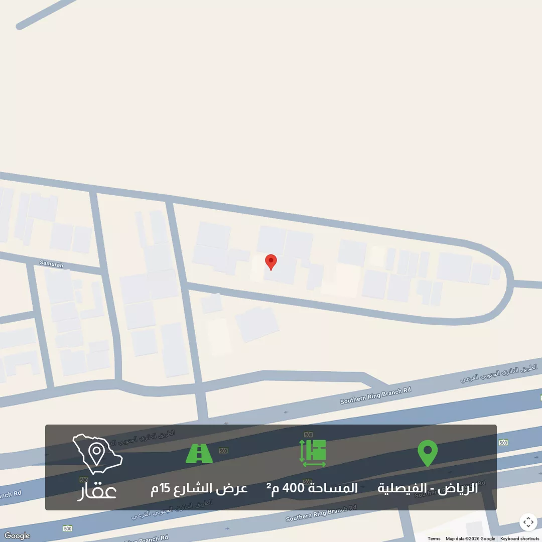 أرض للبيع في شارع مصياف, حي الفيصلية, مدينة الرياض, منطقة الرياض 1 صورة