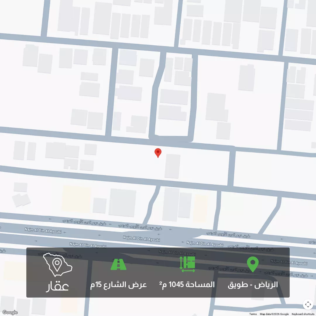 أرض للبيع في شارع عبدالباسط الظاهري, حي طويق, مدينة الرياض, منطقة الرياض 1 صورة