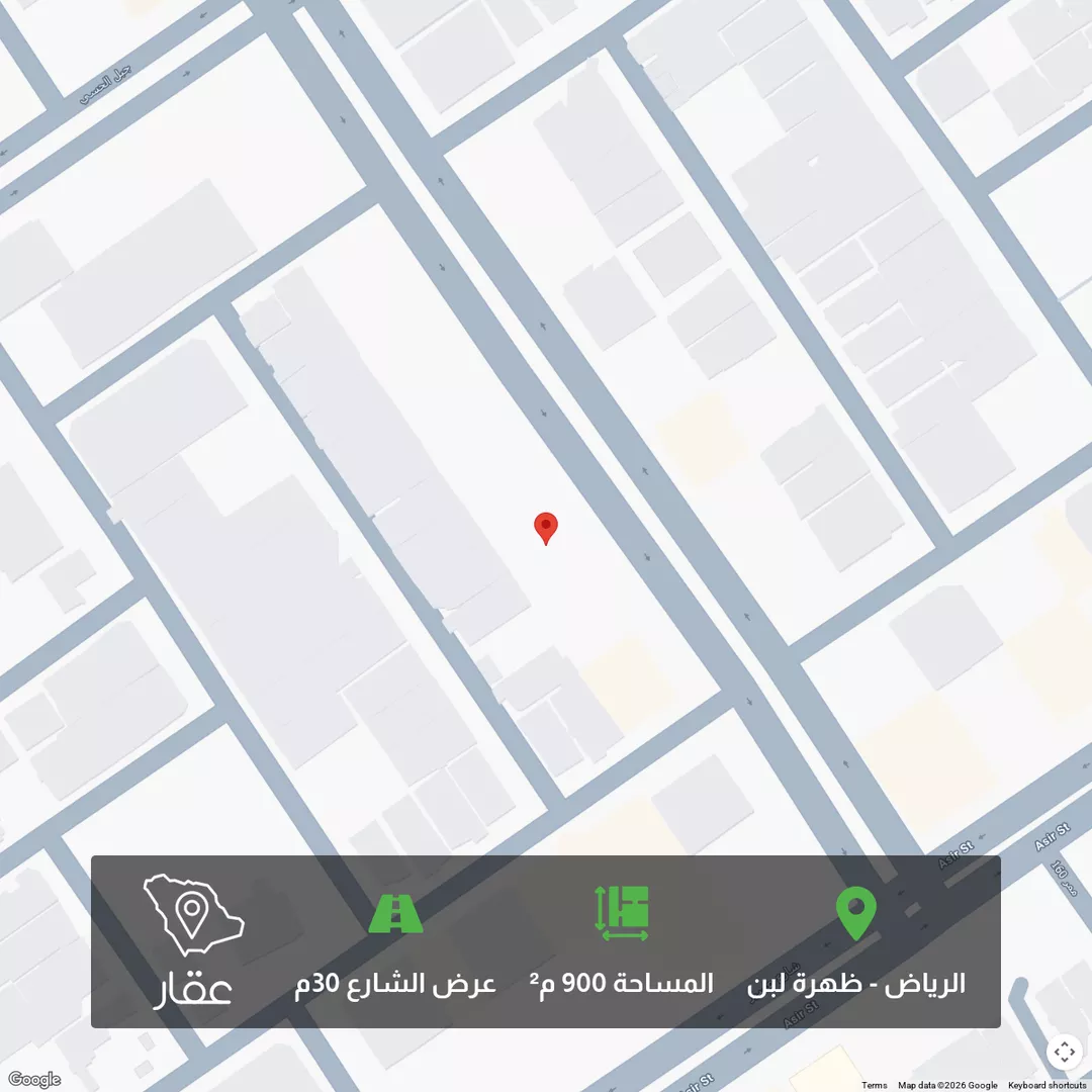 أرض للبيع في شارع الجنادريه, حي ظهرة لبن, مدينة الرياض, منطقة الرياض 1 صورة