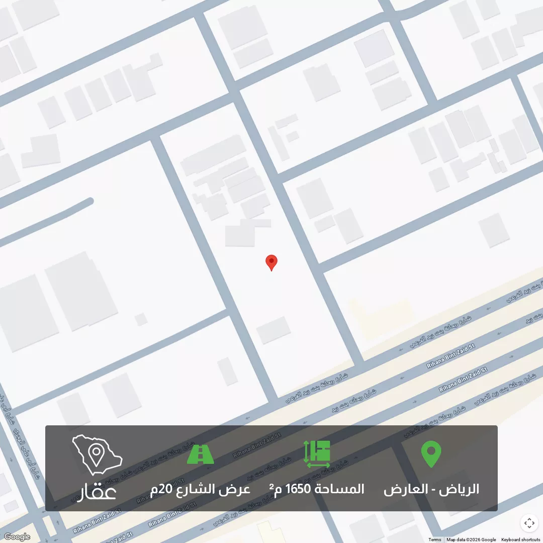 أرض للبيع في شارع ريحانه بنت زيد ، حي العارض ، الرياض ، منطقة الرياض 1 صورة