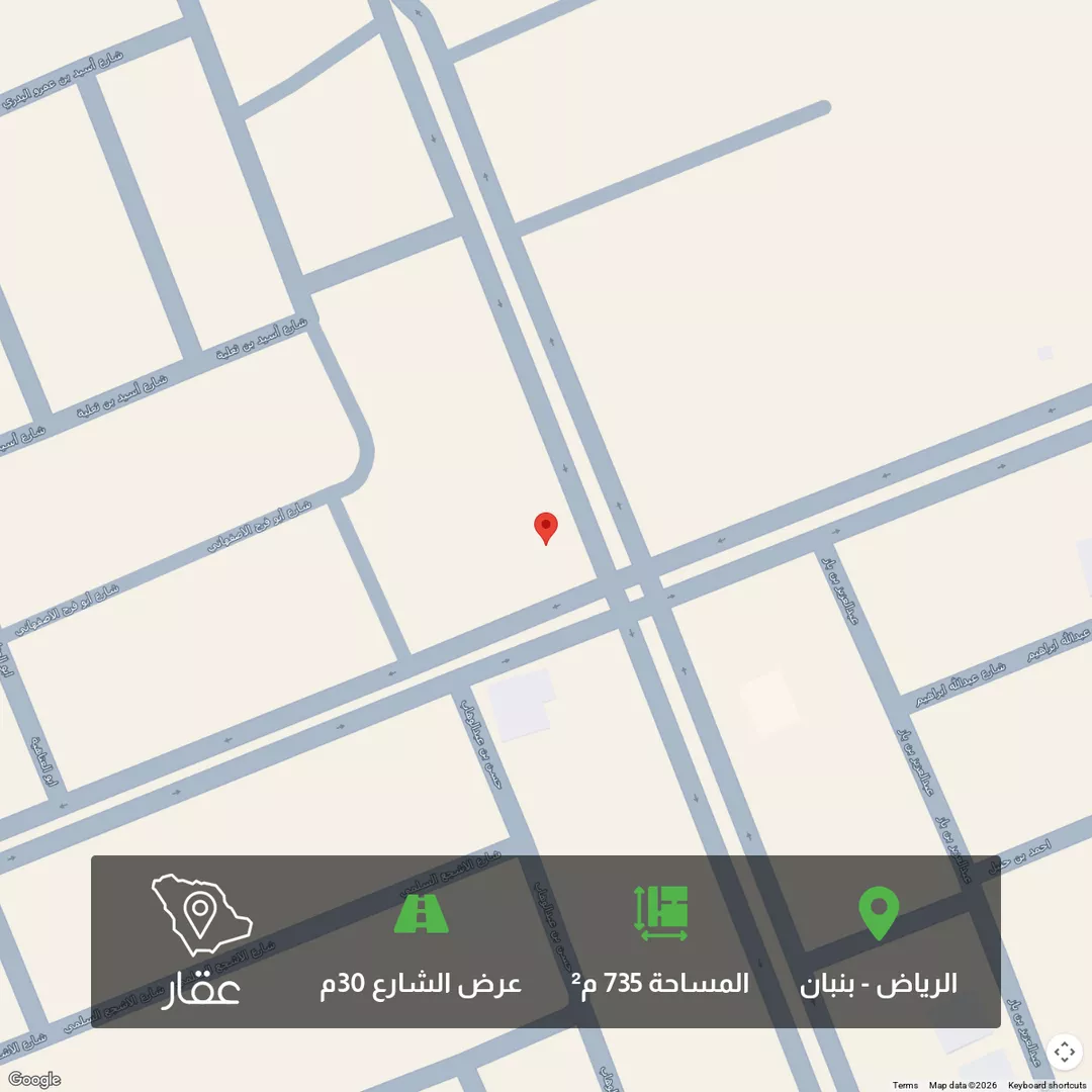 أرض للبيع في شارع عمر ابن سراقة ابن المعتمر, حي ملهم, مدينة ملهم, منطقة الرياض 1 صورة