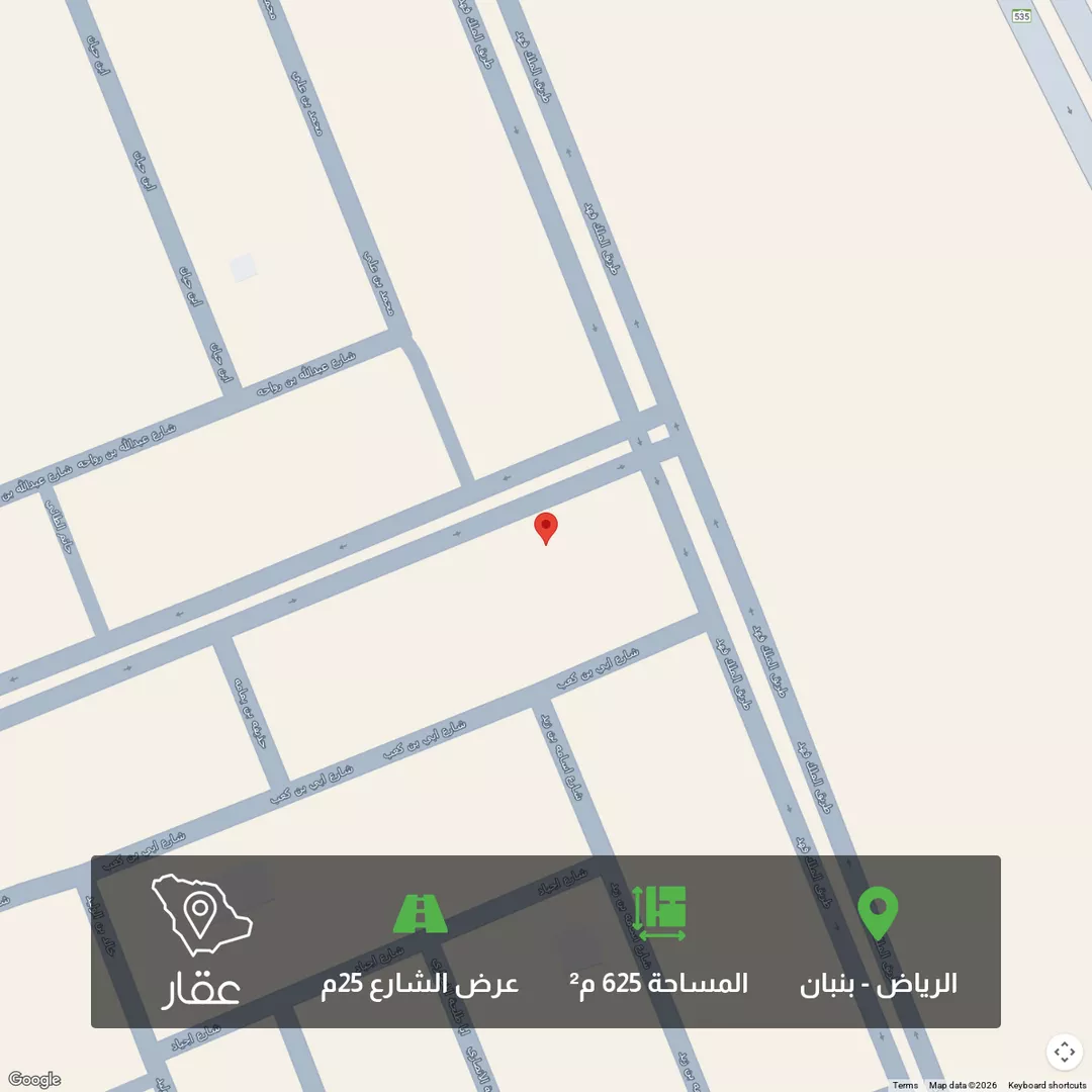 أرض للبيع في شارع عمرو ابن ام مكتوم, حي ملهم, مدينة ملهم, منطقة الرياض 1 صورة