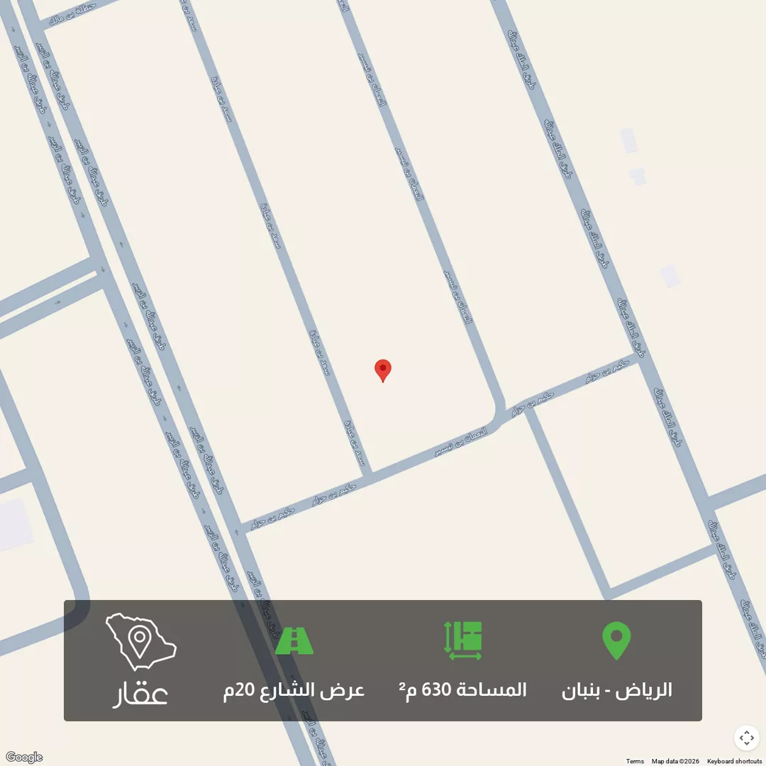 أرض للبيع في شارع مدلاج بن عمرو, حي ملهم, مدينة ملهم, منطقة الرياض 1 صورة