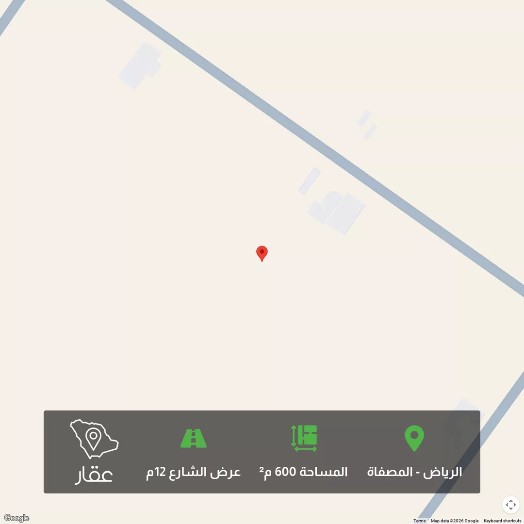 أرض للبيع في شارع محمد بن احمد الرفاء ، حي المصفاة ، الرياض ، منطقة الرياض 1 صورة