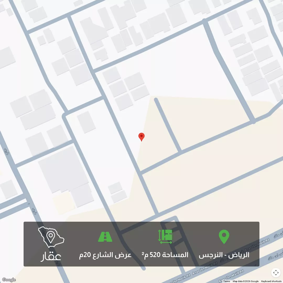 أرض للبيع في شارع رقم 343, حي النرجس, مدينة الرياض, منطقة الرياض 1 صورة