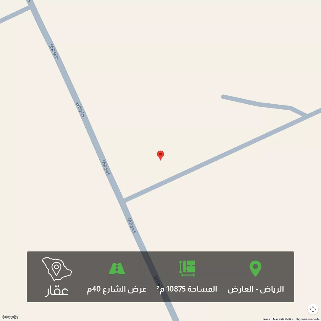 أرض للبيع في شارع العليا, حي العارض, مدينة الرياض, منطقة الرياض 1 صورة