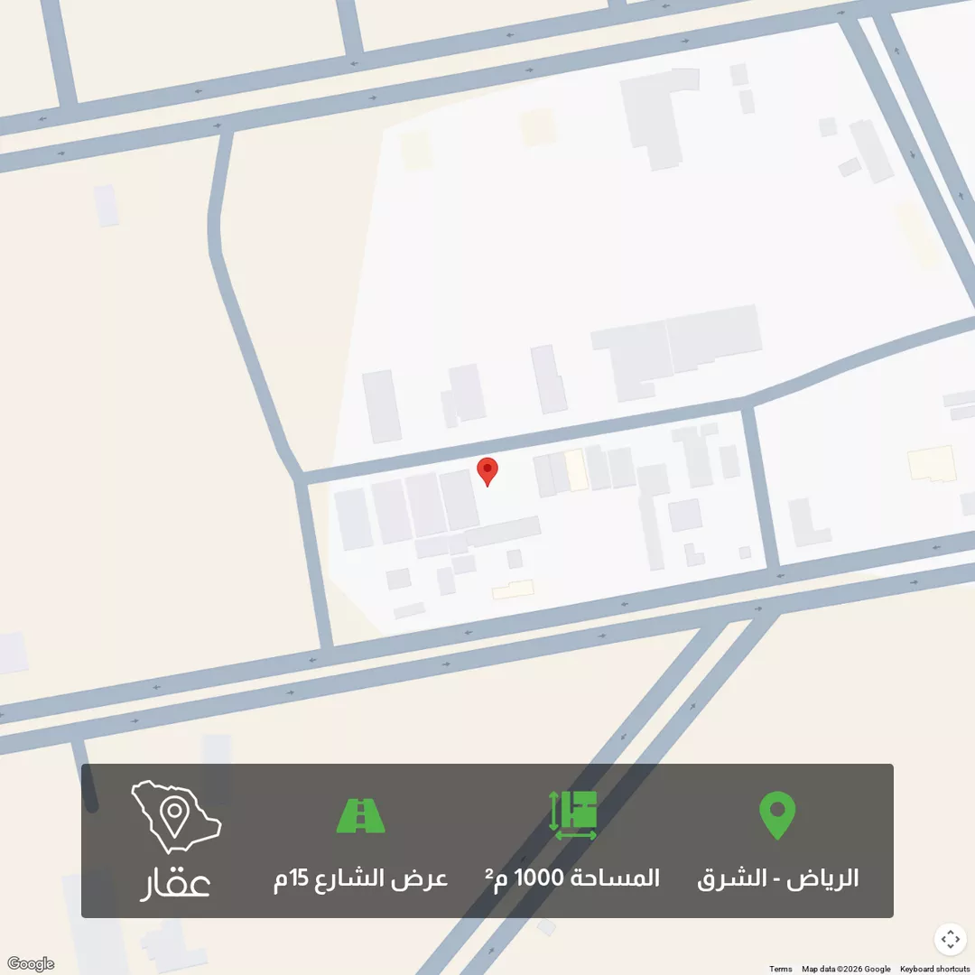 أرض للبيع في شارع عبدالله بن عتبة, حي البيان, مدينة الرياض, منطقة الرياض 1 صورة